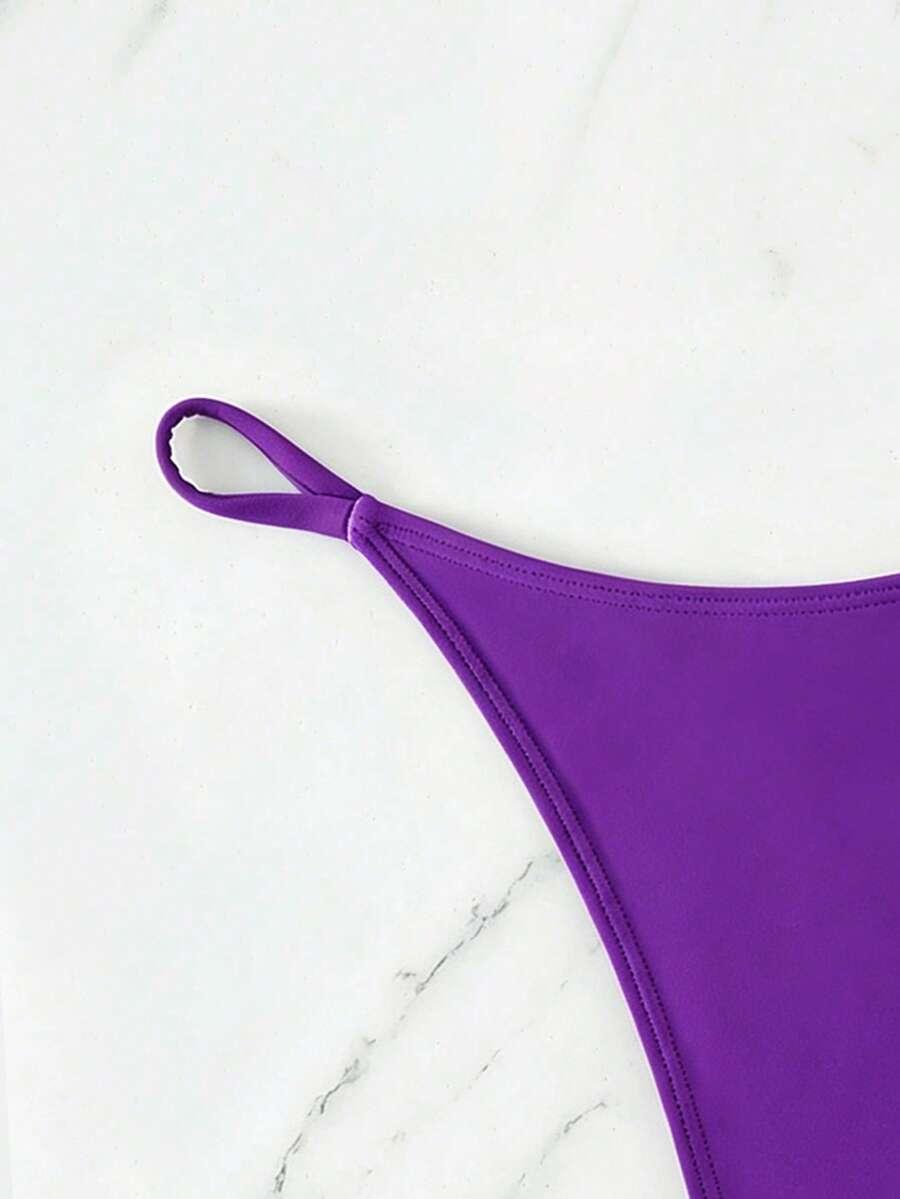 fioletowy dół od bikini