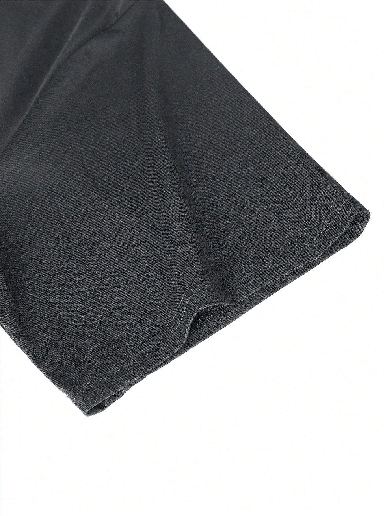 klasyczny szary t-shirt nadruk róża
