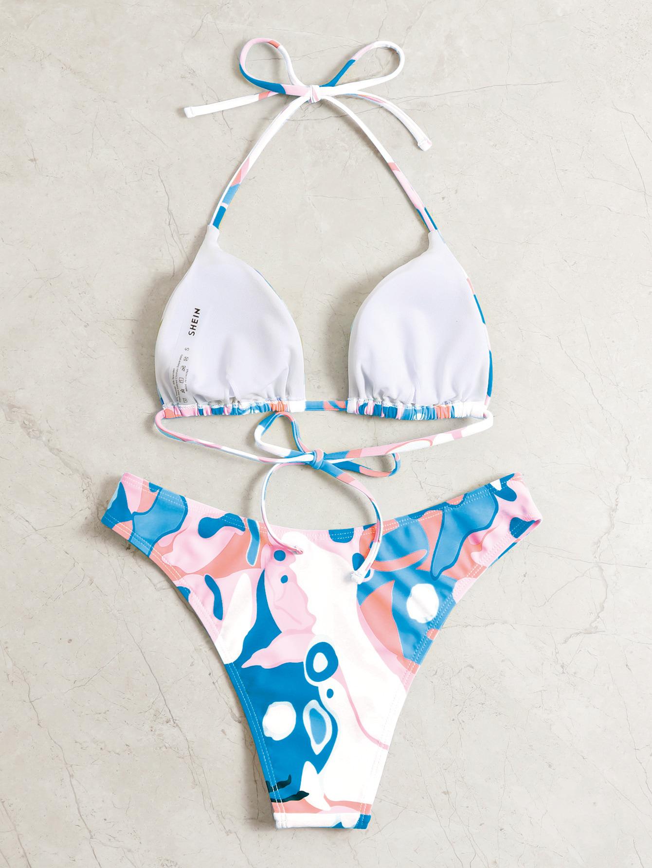 dół od bikini print