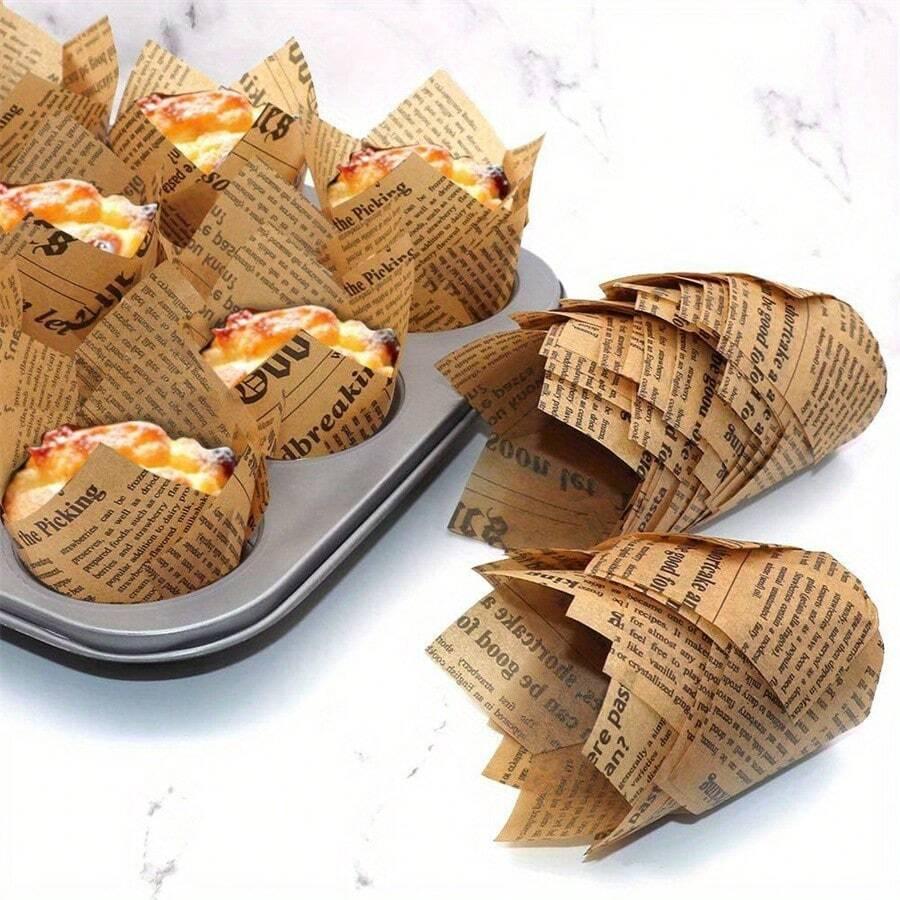 PAPIEROWE PAPILOTKI DO MUFFINEK 50-PACK