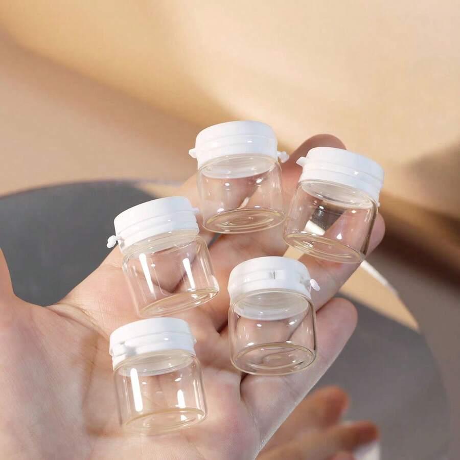 szklany pojemnik na krem 3-pack