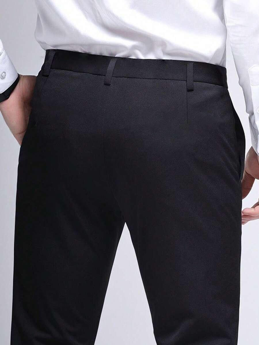 CZARNE ELEGANCKIE SPODNIE