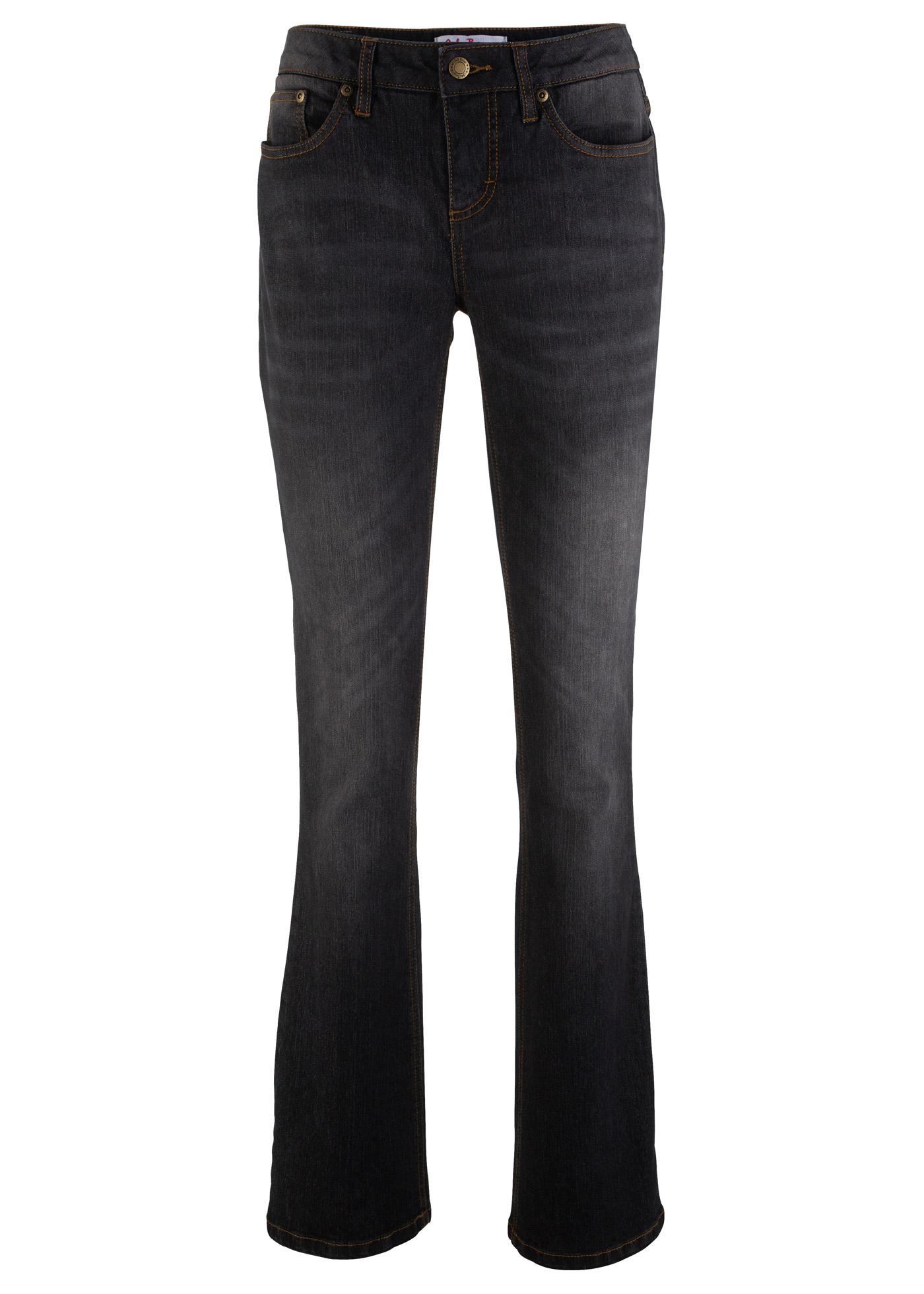 SZARE SPODNIE JEANS BOOTCUT