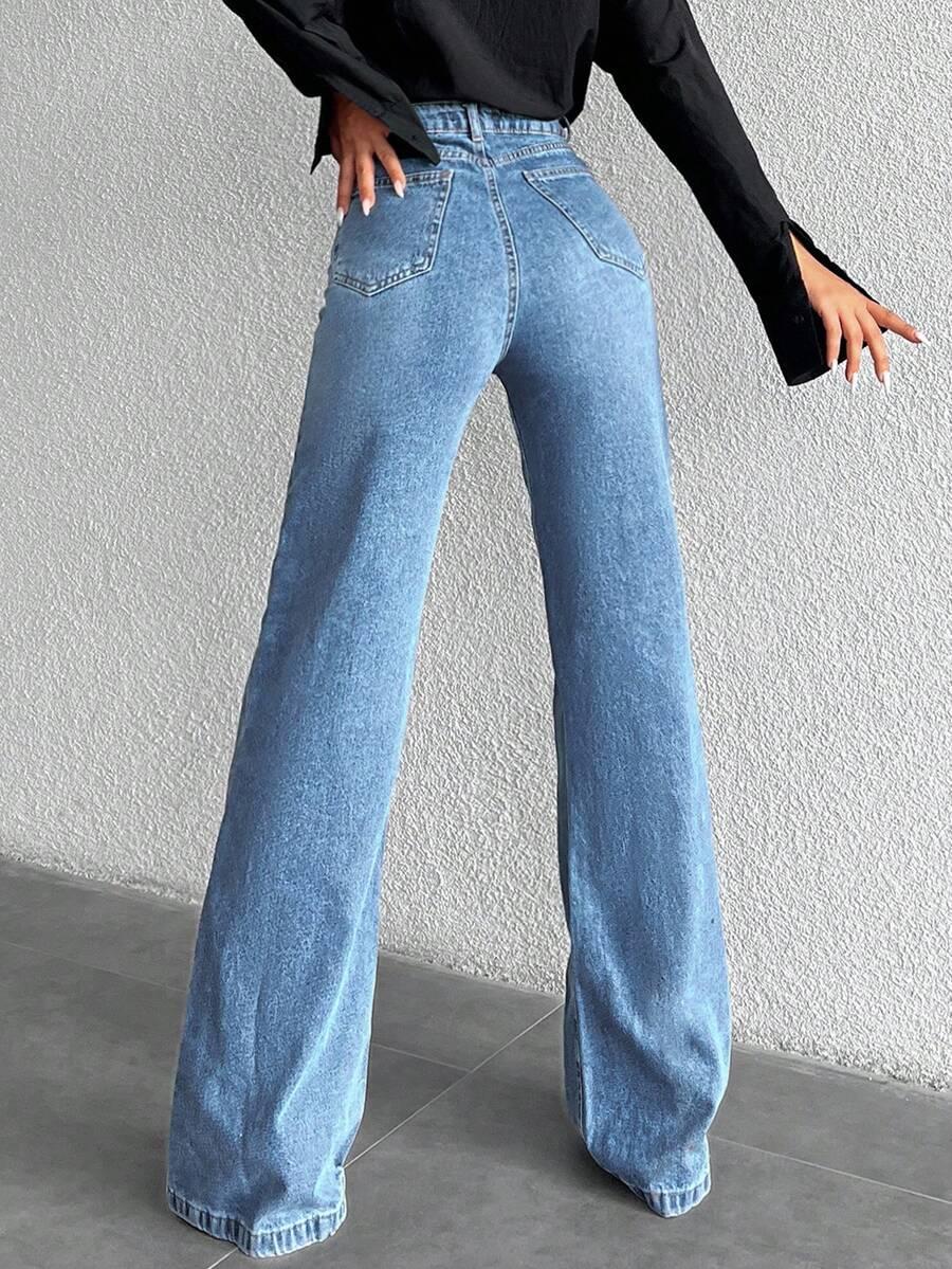 NIEBIESKIE SPODNIE JEANS