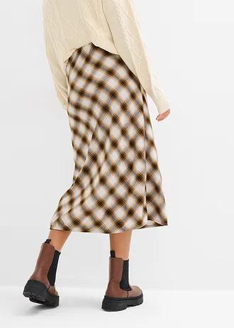 FLANELOWA SPÓDNICA MIDI
