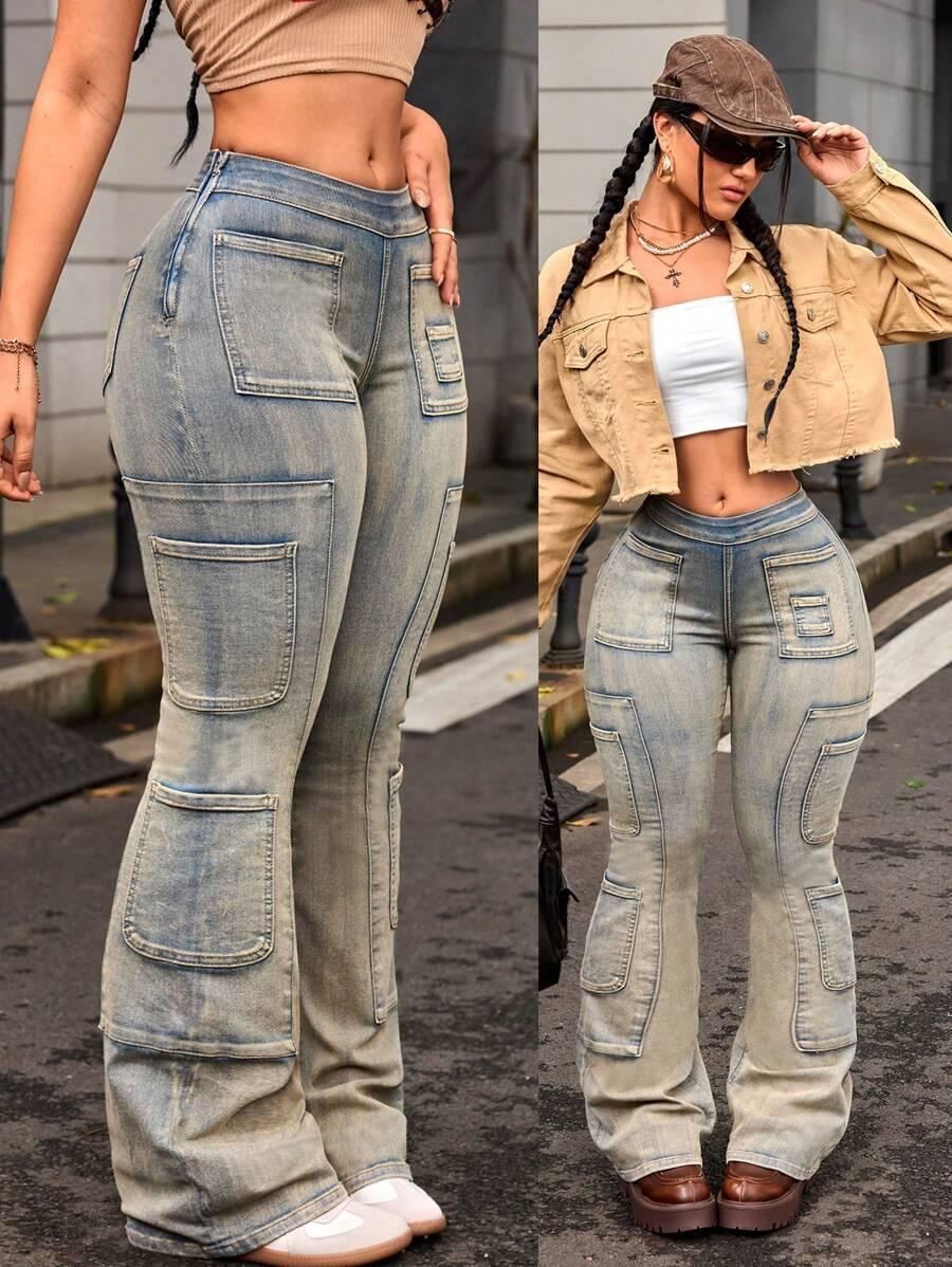 JEANSY DAMSKIE - WYSOKI STAN 