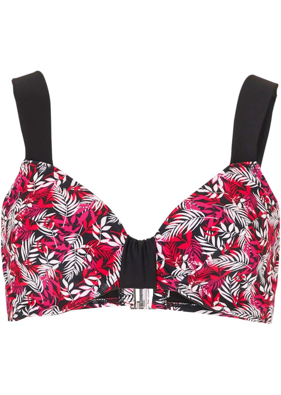 góra od bikini floral print