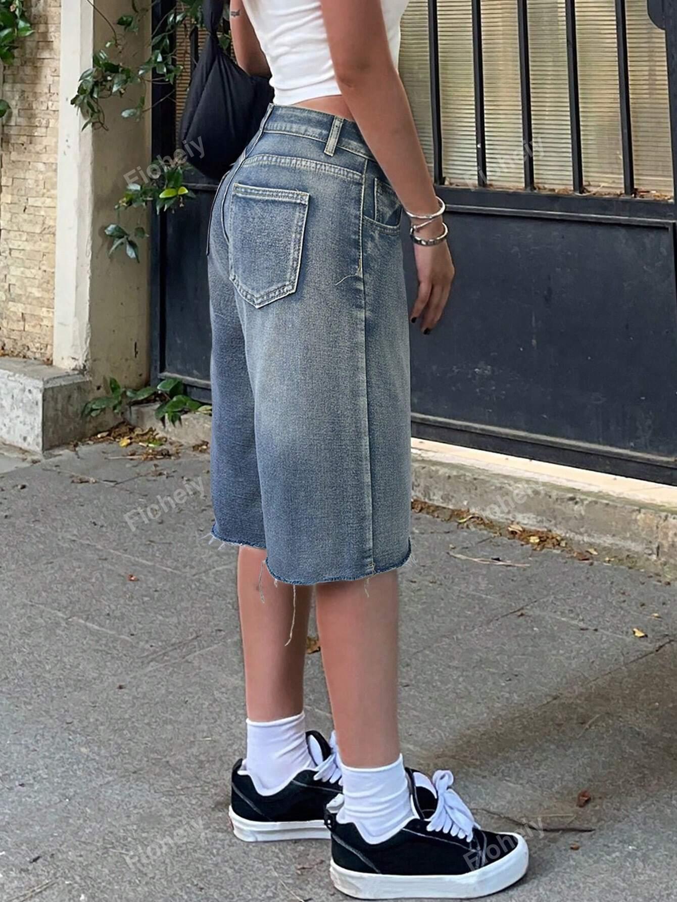 NIEBIESKIE SPODENKI JEANS
