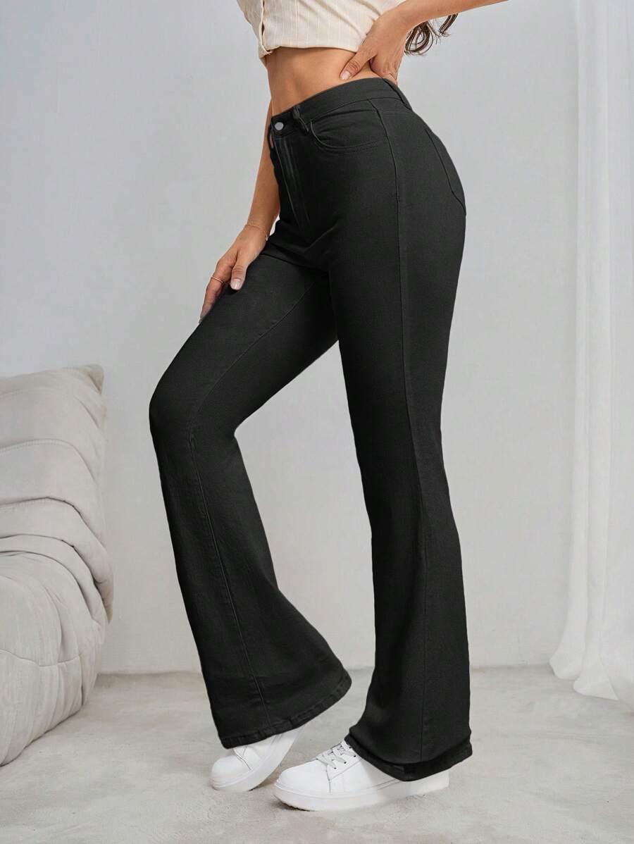 SPODNIE JEANS DZWONY