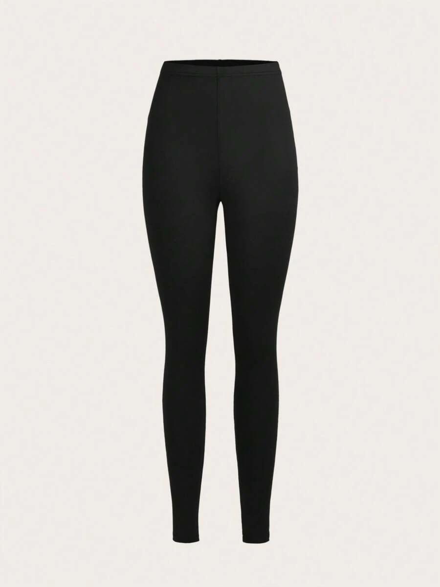 czarne klasyczne legginsy 3-pack