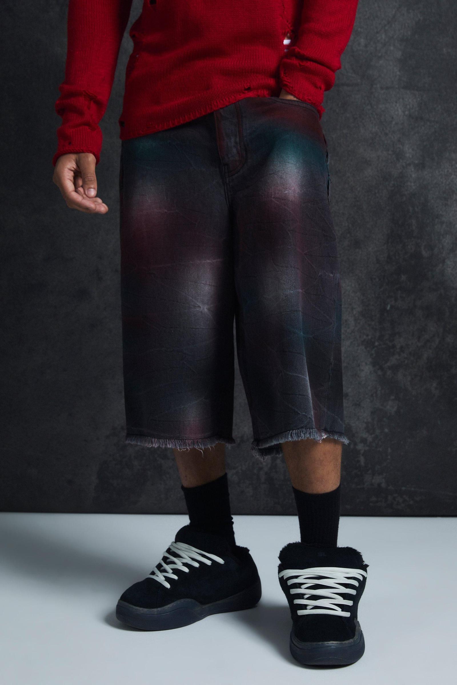 SPODNIE JEANS BERMUDY