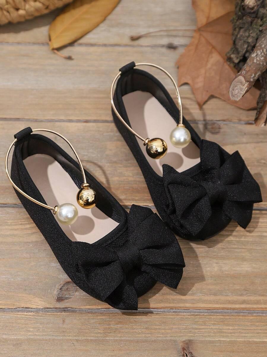 CZARNE BALERINY KOKARDA