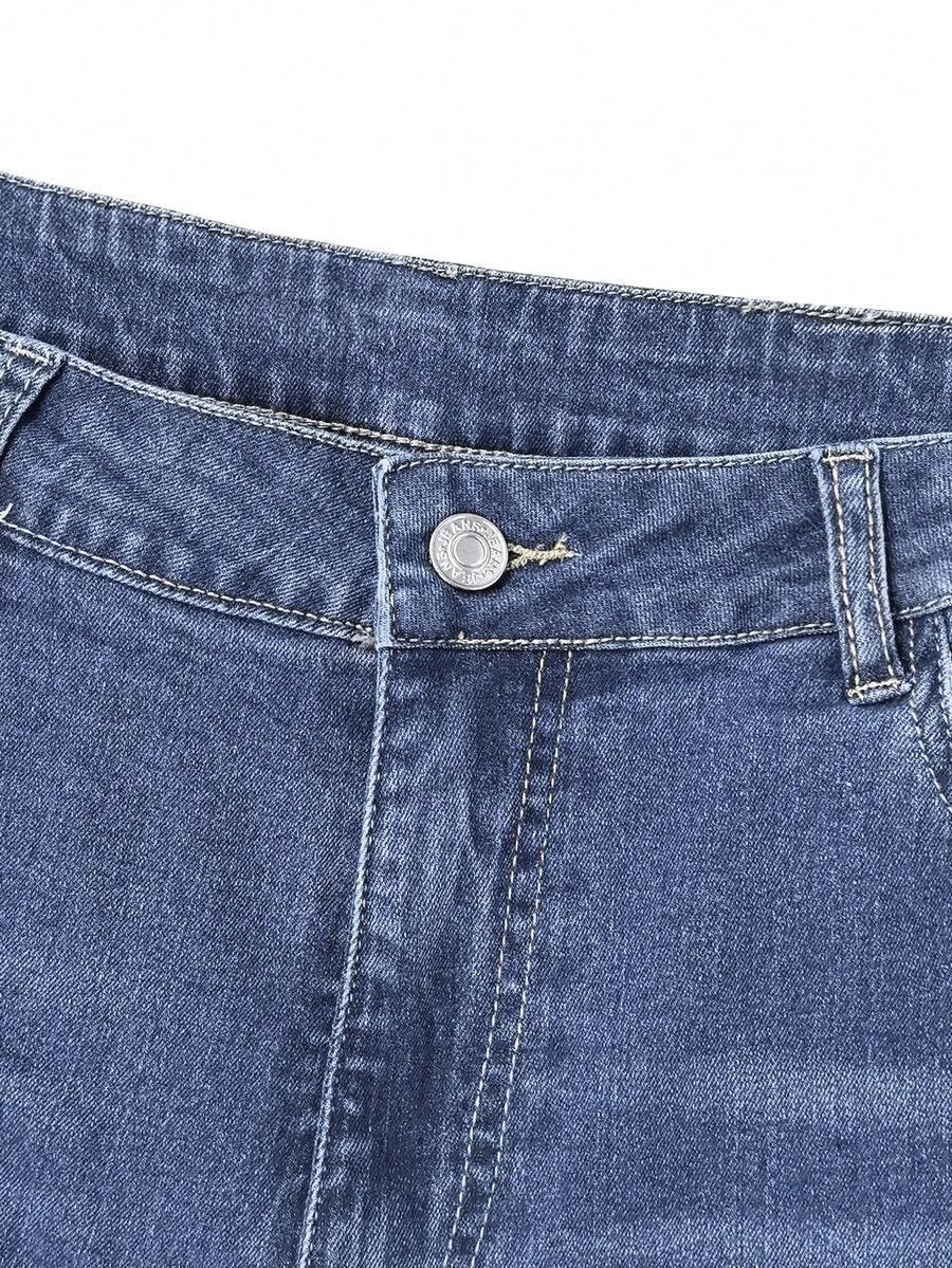 NIEBIESKIE SPODNIE JEANS