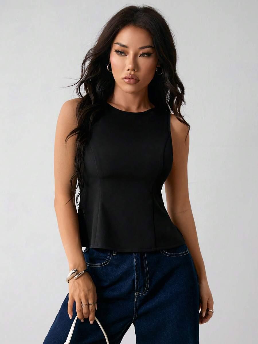 CZARNA ELEGANCKA BLUZKA