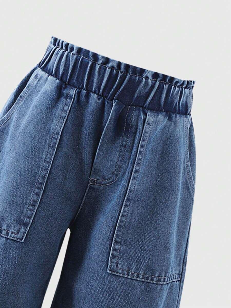 NIEBIESKIE SPODNIE JEANS