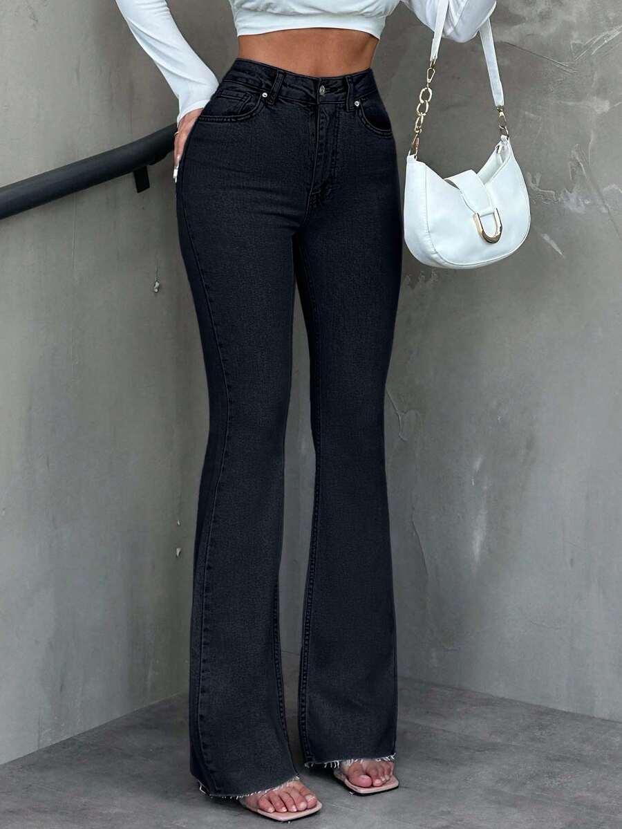 SPODNIE JEANS WYSOKI STAN