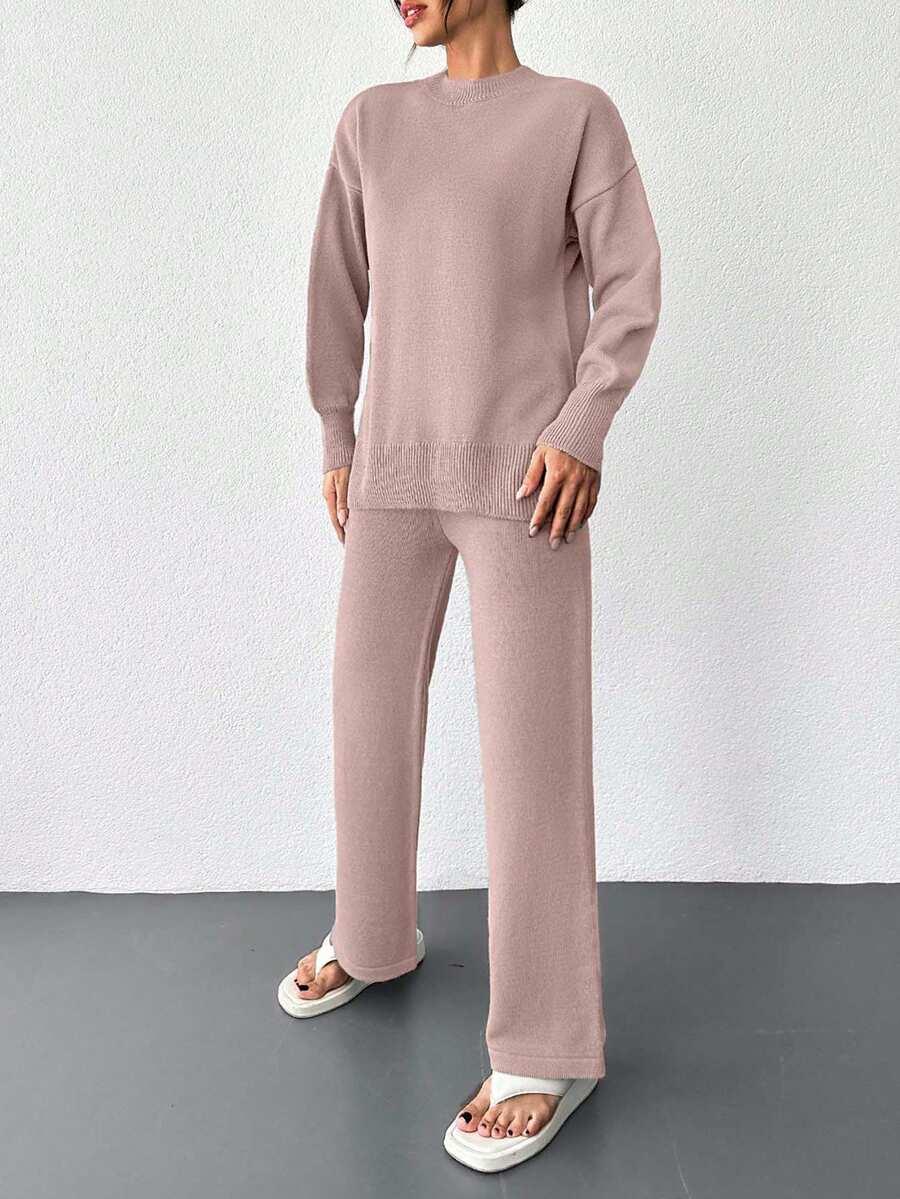 SWETER SPODNIE KOMPLET