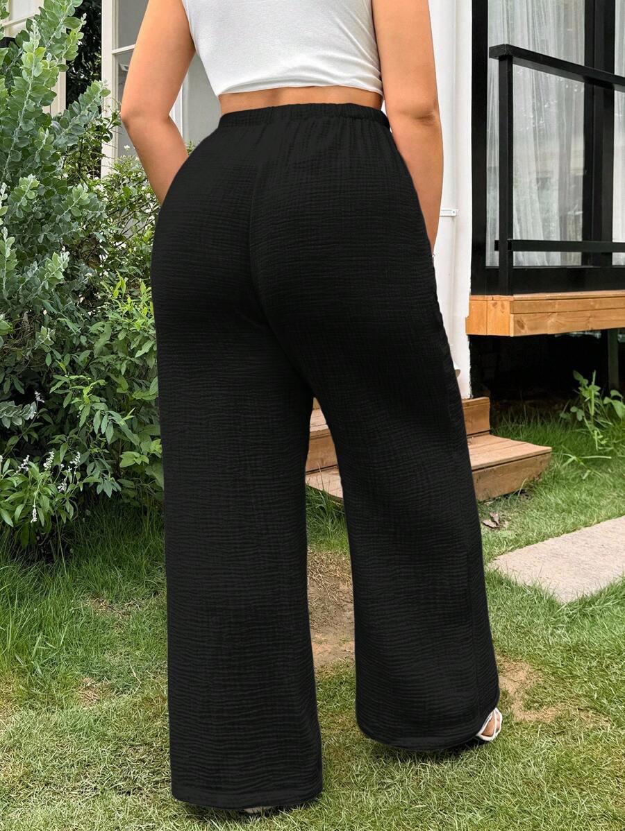 CZARNE SPODNIE CASUAL