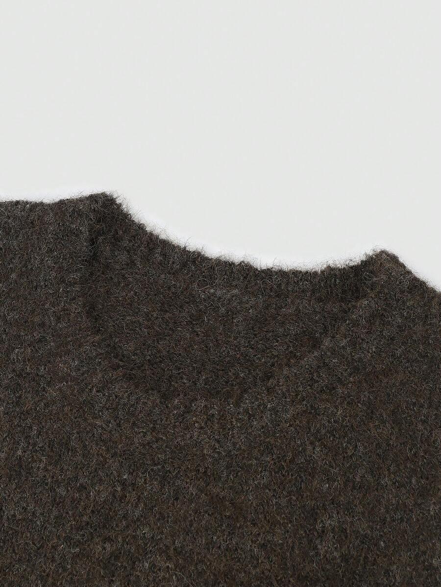 sweter bez rękawów