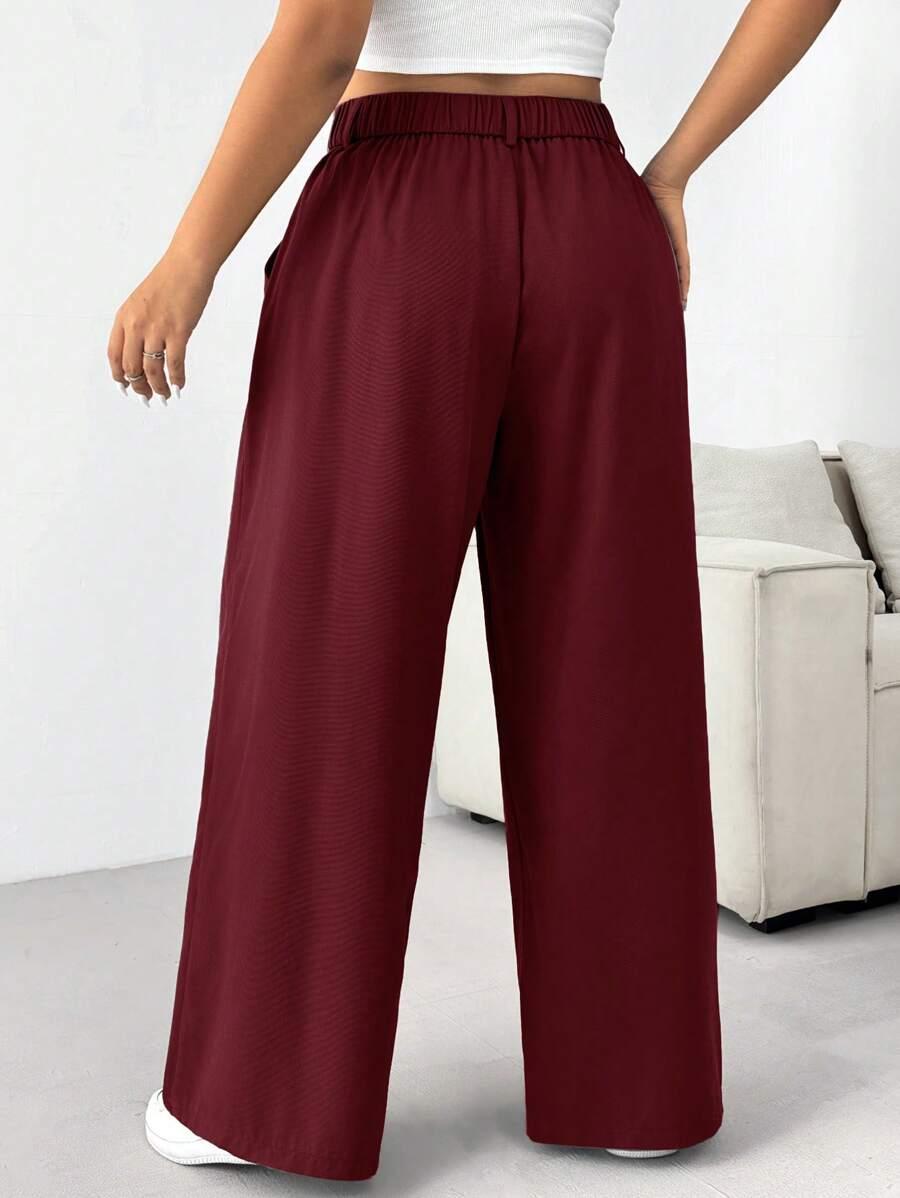 BORDOWE SPODNIE CASUAL
