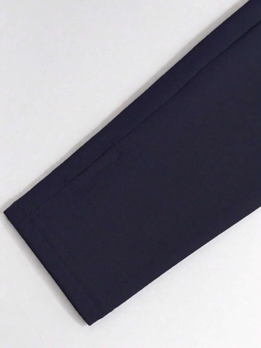 granatowy komplet spodnie bluza