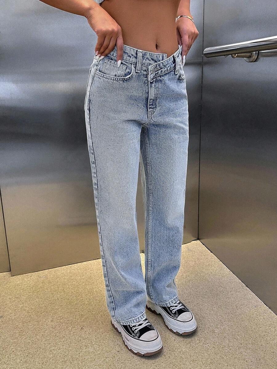 NIEBIESKIE SPODNIE JEANS