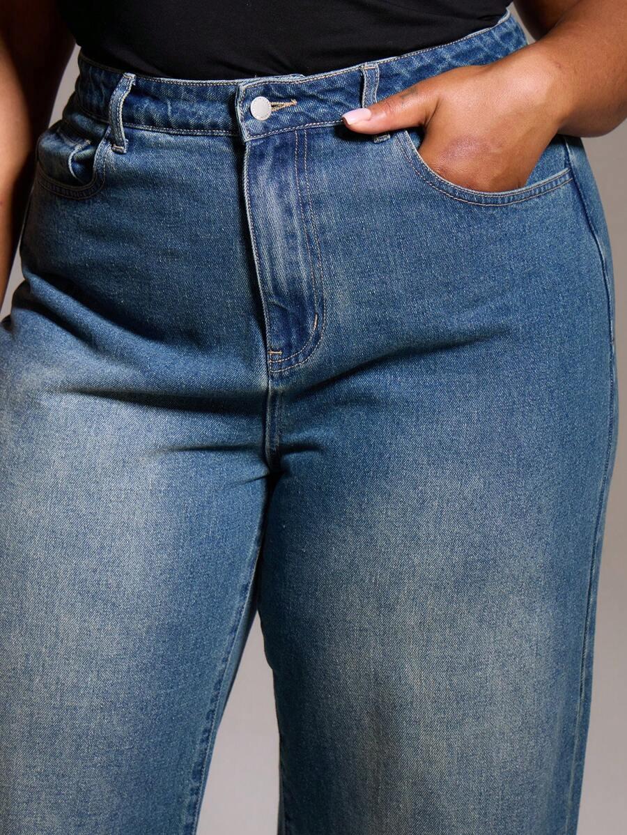 NIEBIESKIE SPODNIE JEANS