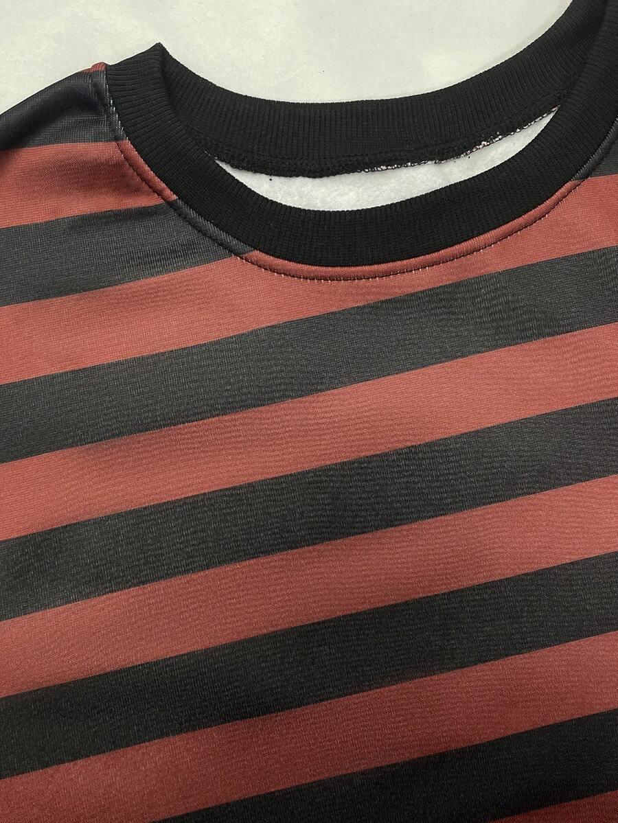 BLUZA LUŹNA W PASKI