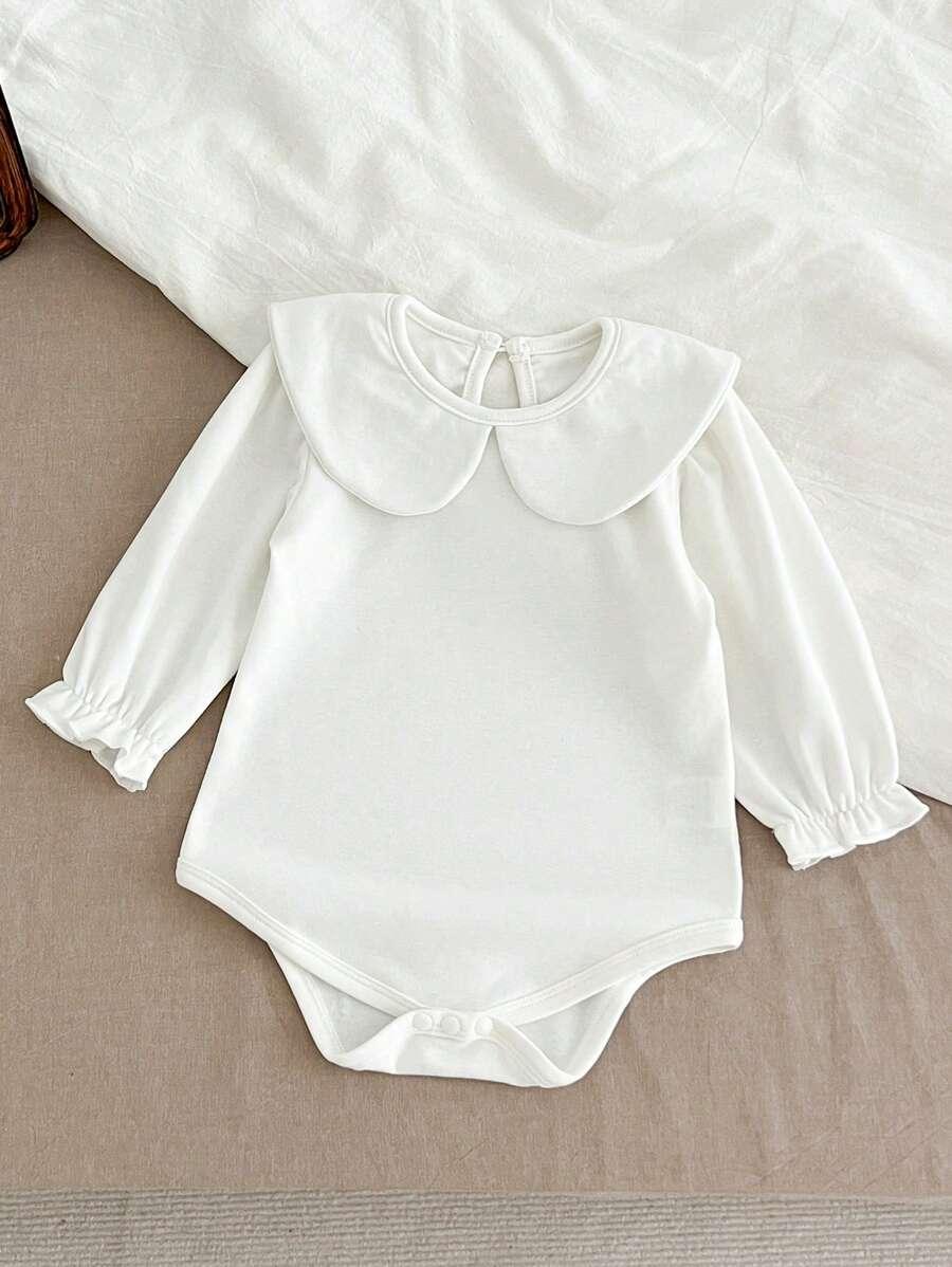 białe body kołnierzyk 