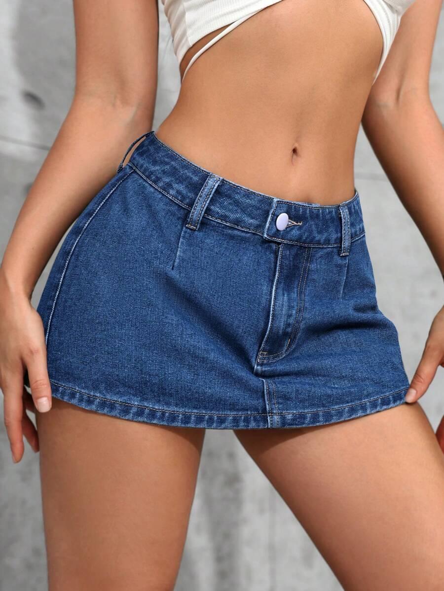 mini spódnica jeans