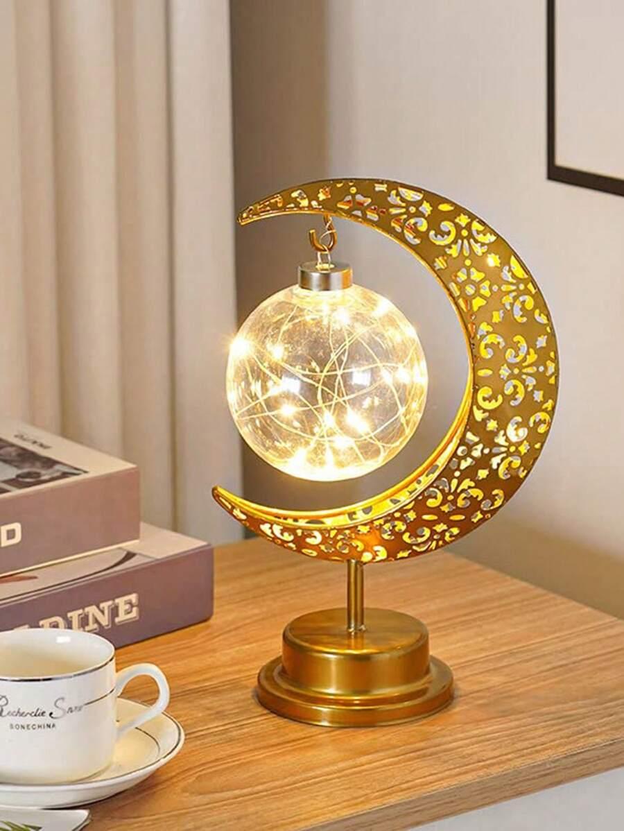lampa dekoracyjna w kształcie księżyca