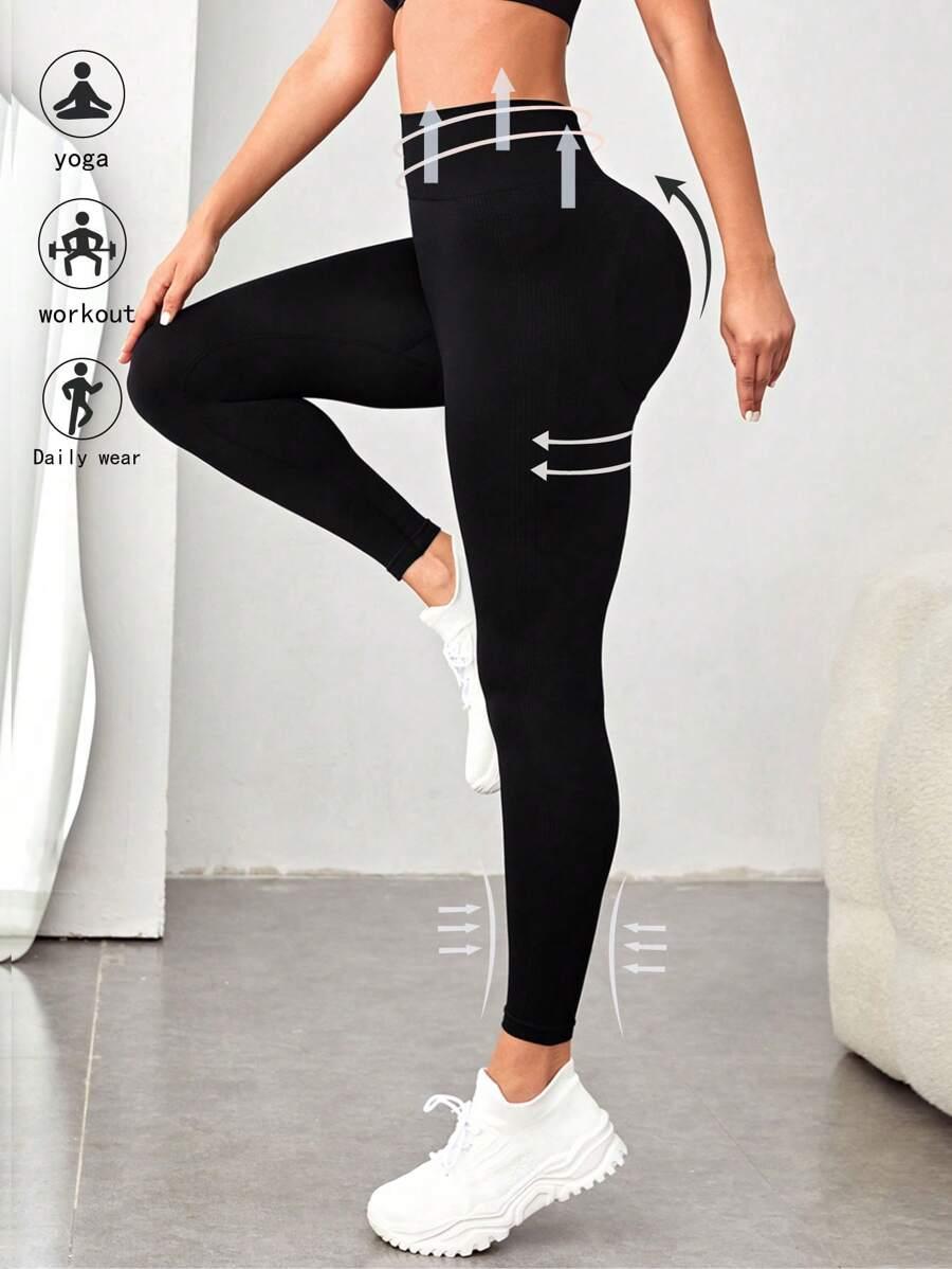 CZARNE LEGGINSY WYSOKI STAN