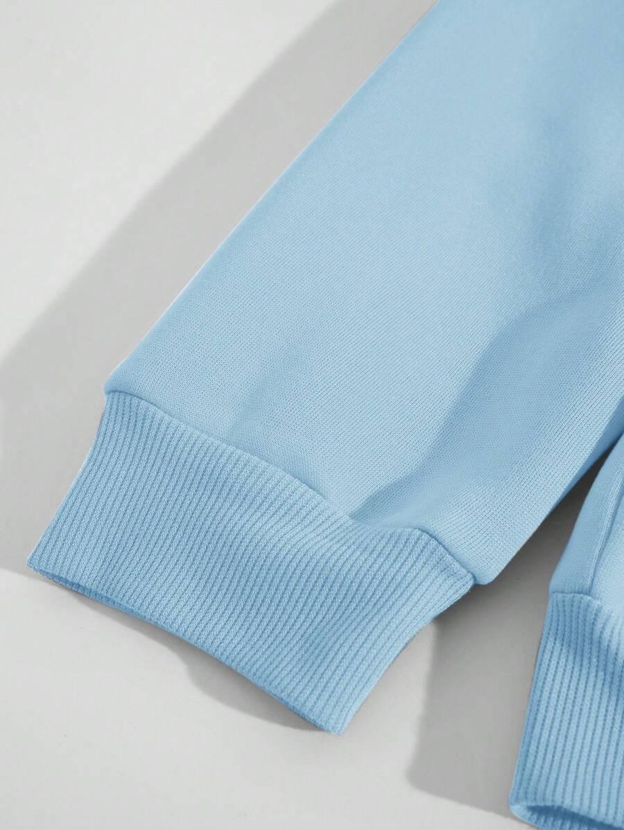 NIEBIESKA BLUZA KAPTUR