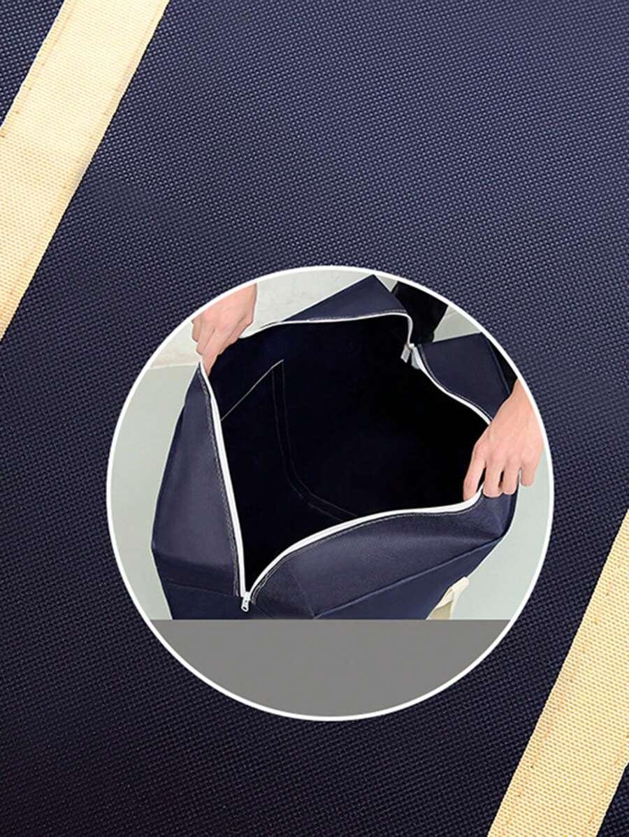 fioletowa torba podróżna