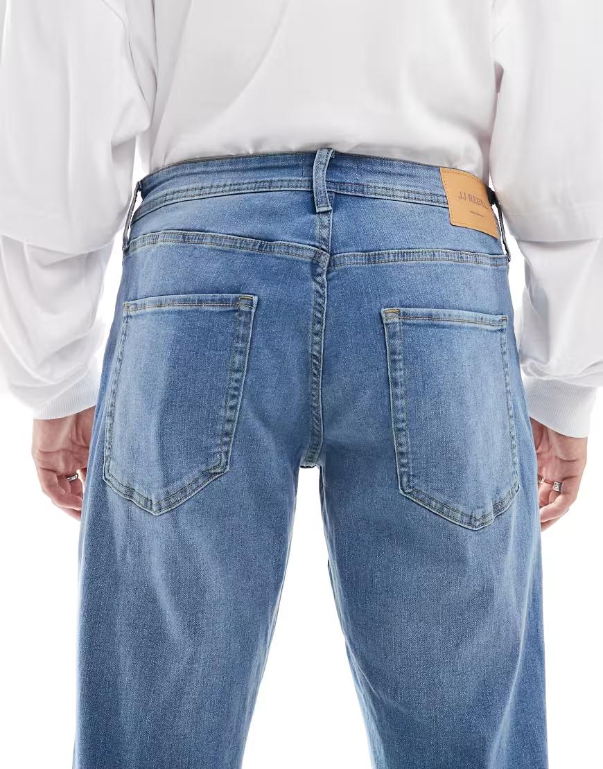 NIEBIESKIE SPODNIE JEANS ZAMEK