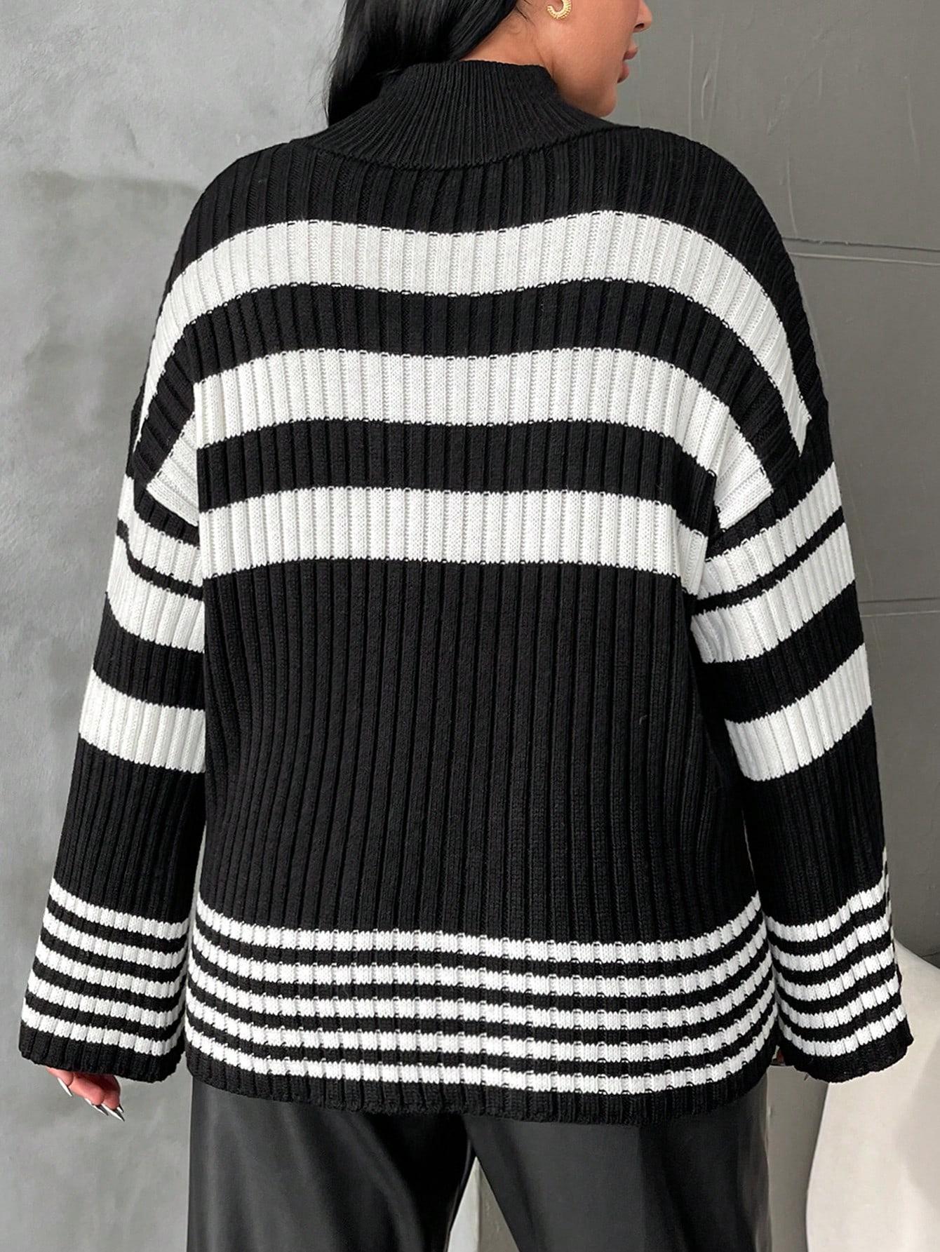 SWETER KONTRAST STÓJKA