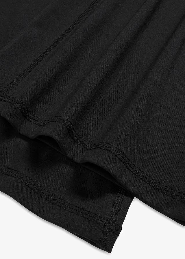 czarne legginsy dzwony