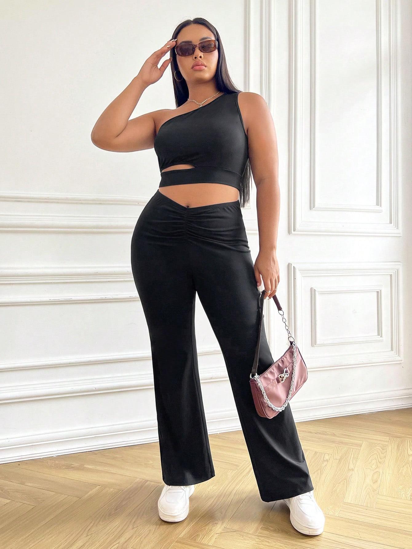 CZARNE LEGGINSY FLARE