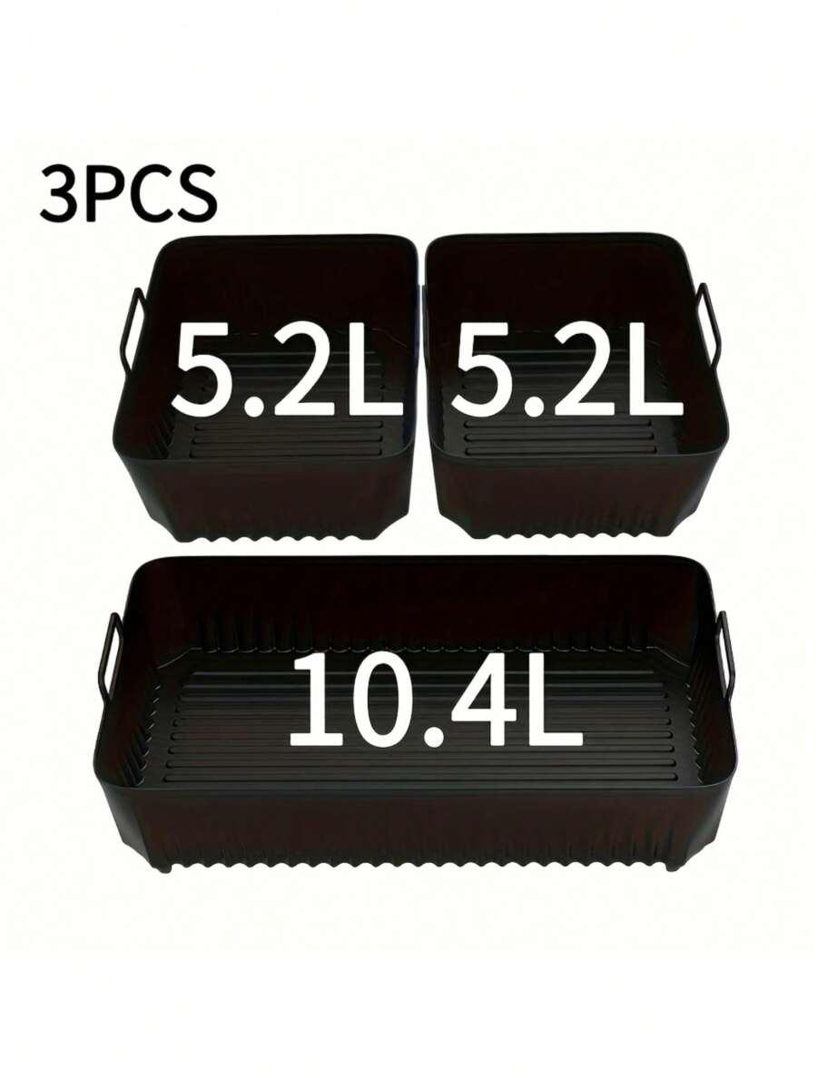 silikonowe akcesoria do frytkownicy 3-pack