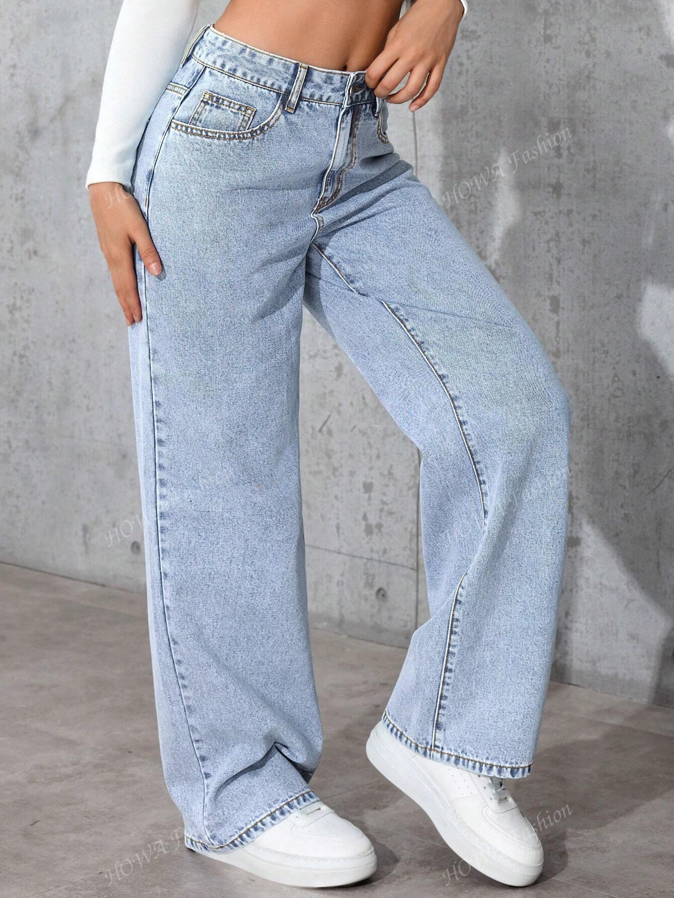 NIEBIESKIE SPODNIE JEANS