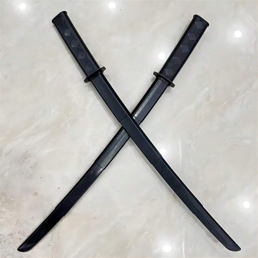 czarny miecz katana 2-pack