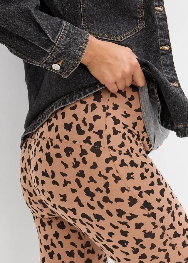 LEGGINSY CIĄŻOWE Z NADRUKIEM