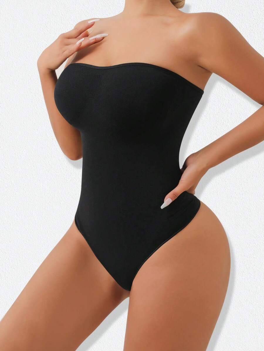 czarne modelujące body