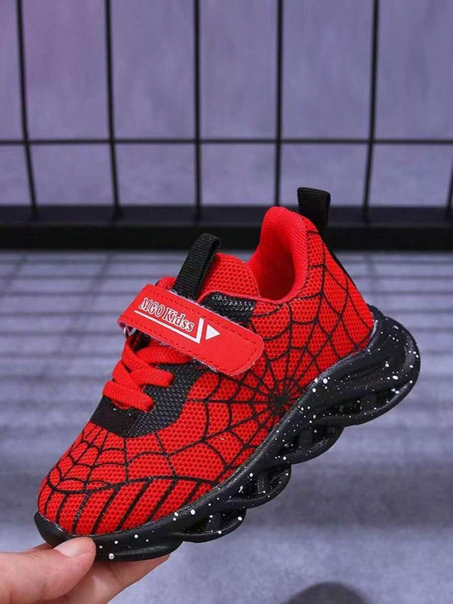 CZERWONE BUTY SPORTOWE NA RZEPY