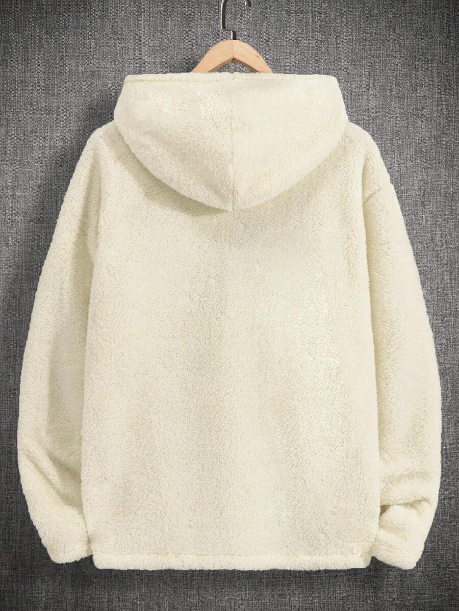 kremowa bluza kaptur