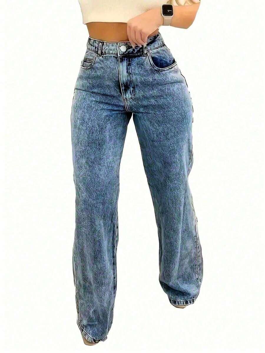spodnie jeans prosta nogawka
