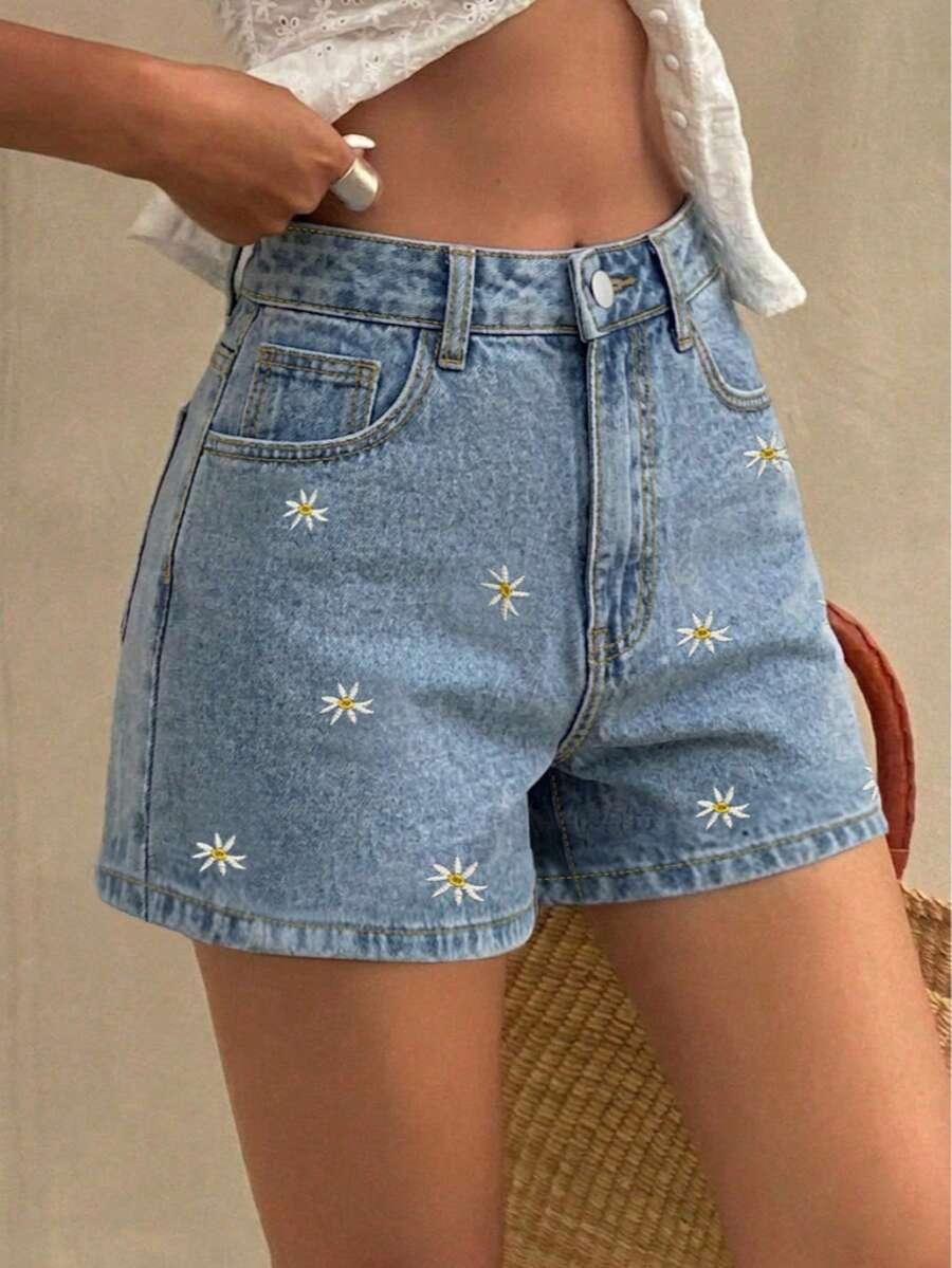 NIEBIESKIE SPODENKI JEANS