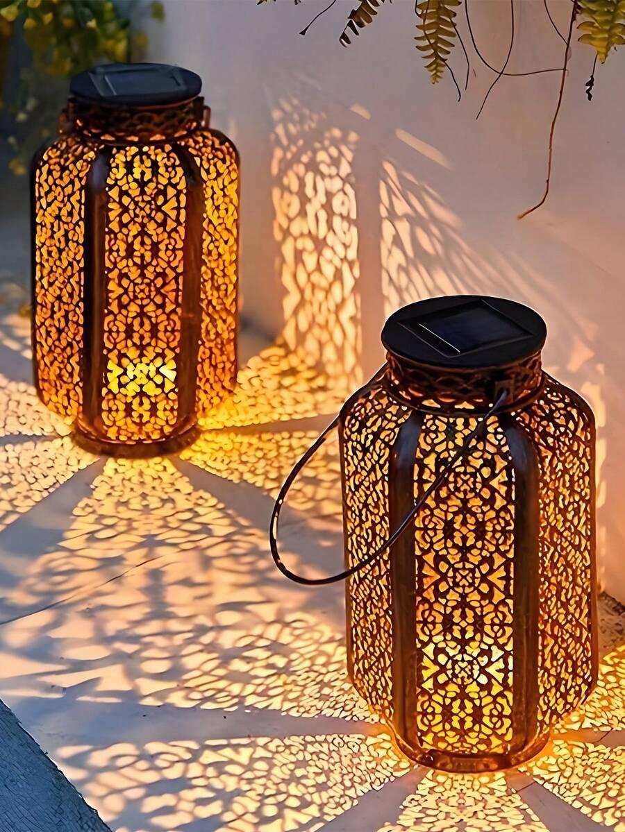 ozdobny lampion solarny 
