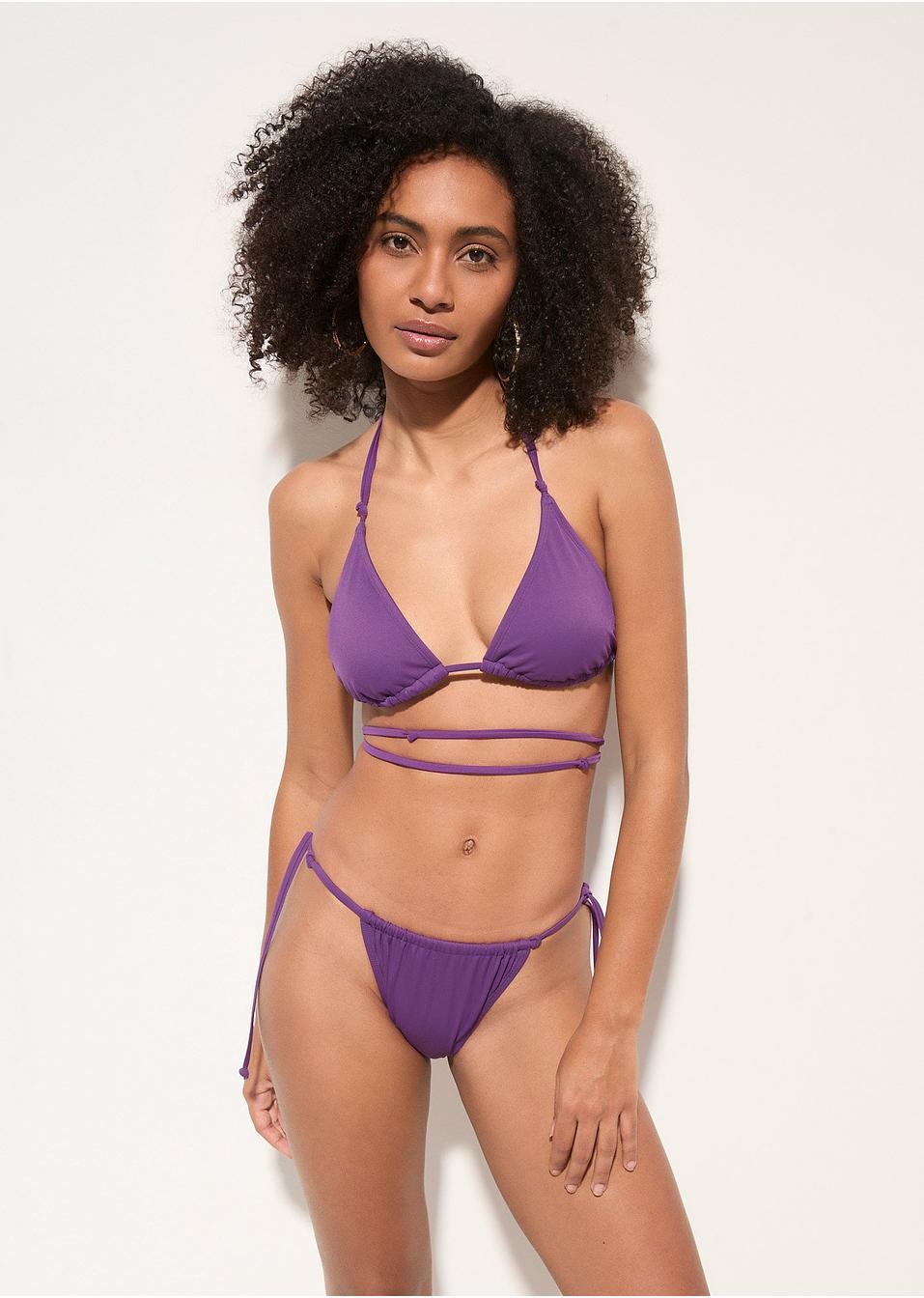 fioletowa góra od bikini