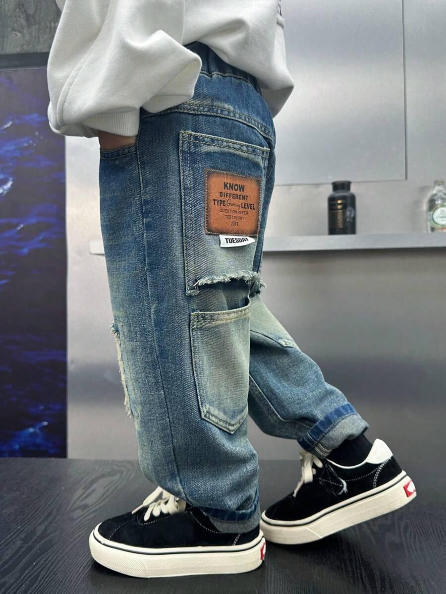 spodnie jeans kieszenie